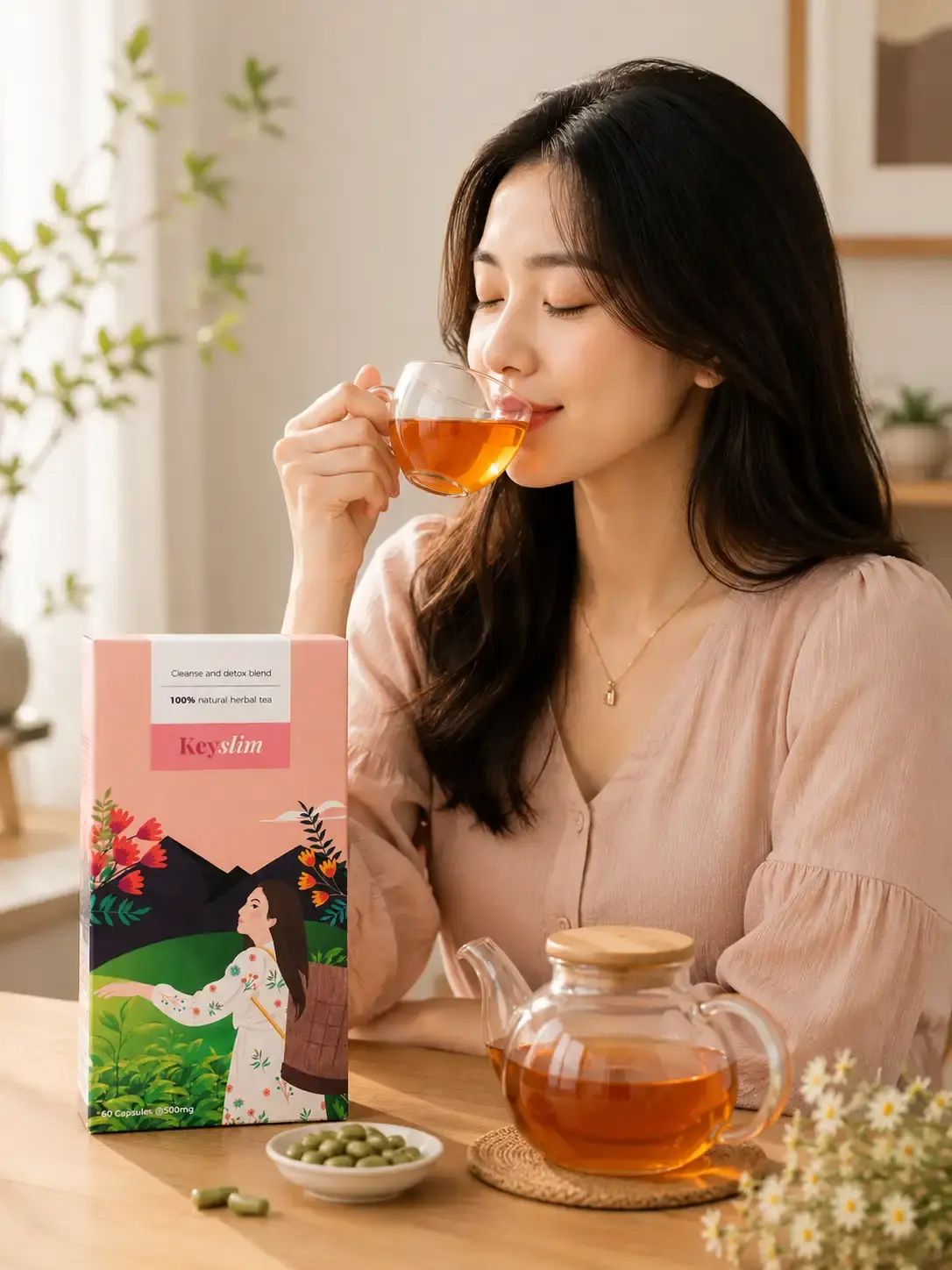 Keyslim Detox Tea Lifestyle